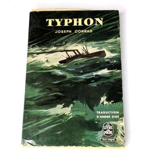 Joseph Conrad Typhon Paperback 1960 Gallimard No 256 printed in France